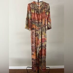 Zara Paisley Print Jumpsuit, size XSmall.